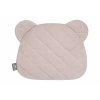 Sametový polštář ve tvaru medvídka ROYAL BABY růžový