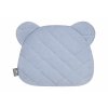 Sametový polštář ve tvaru medvídka ROYAL BABY modrý
